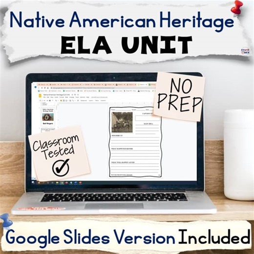 National Native American Heritage Unit - ELA Paired Passages Writing Prompts