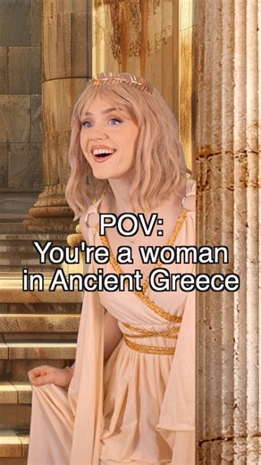 3.9M views · 35K reactions | Life as an Ancient Greek woman was actually WILD! ️ #ancientgreece #history #hippocrates #funfacts | Helen Christie | Facebook