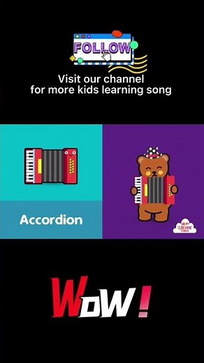 Learning musical instrument names for kids