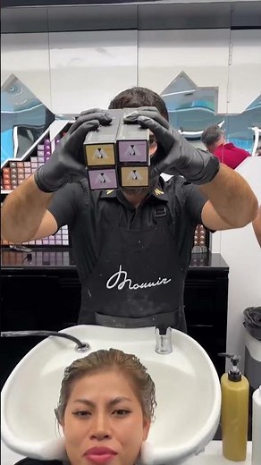 A stunning blonde makeover, masterfully done #shorts