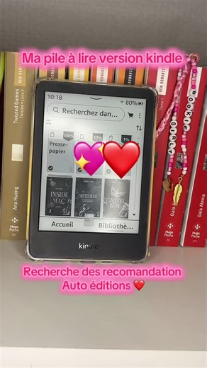 Ma pile à lire version kindle . Je recherche des livre en auto édition , un de mes objectif 2026 est de lire plus de live en auto éditions #booktokfr #booktokfr #livresaddict #lecture #autoedition