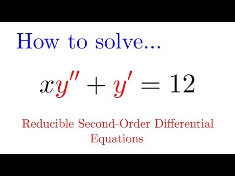 Reducible Second-Order Differential Equations & Integrating Factor Method Review