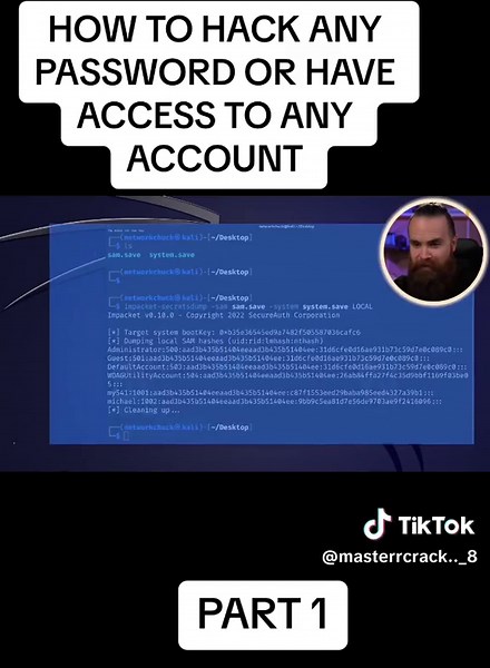 HOW TO HACK ANY PASSWORD OR HAVE ACCESS TO ANY ACCOUNT This video is for educational purposes only #hack #hacker #hacking #technology #cybersecurity #tech #hackers #coding #kalilinux #programming #ethicalhacking #linux #hacks #follow #cyber #instagram #facebook #ig #recovery #snapchat #hack #fyp #masterrcrack_8 #part1