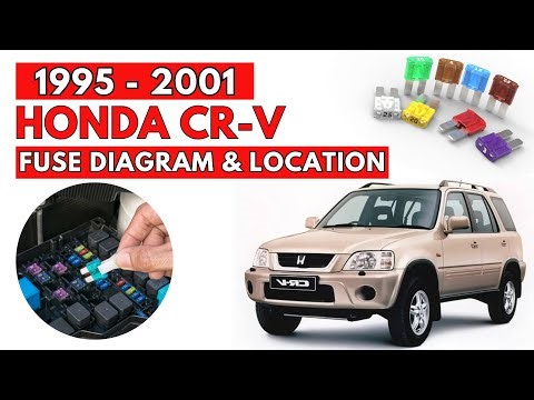 Honda CR-V (1995 to 2001) Fuse Box Diagrams & Location Guide