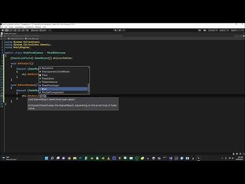 Unity Tutorial: How to hide objects from a camera without using layermasks