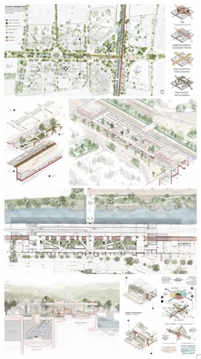 Creative Mood Architecture | MOOD - Architectural Board ] Project: Station Park “La Aguacatala” ] By: Kenery Mosquera @k11.arq - @keneryyy ] Types of drawings: Urban... | Instagram