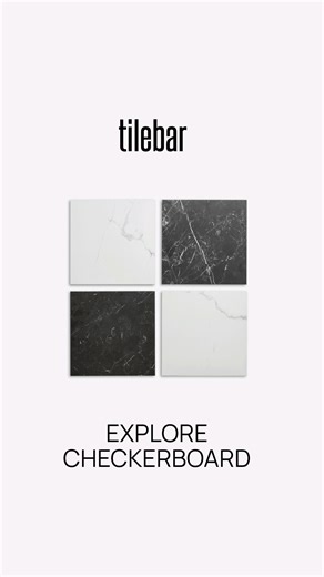 Make home your personal showroom with 5 checkerboard tile samples for $5—shipped free to your door. | TileBar