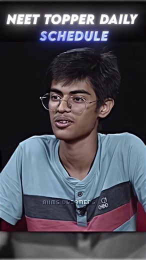 neet topper daily schedule 👽 #physicswallah #alakhsir #neet #neettopper #viral #trending #shorts