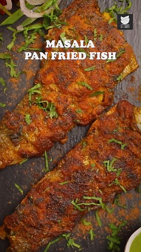 Sizzle up your day with this flavour-packed Masala Pan-Fried Fish! Crispy on the outside and tender inside — a simple yet irresistible fish recipe you’ll want to make again and again. Watch the entire recipe on our YouTube channel Get Curried! Host: Prateek Dhawan Preparation of 1st Stage of Marinade 2 small fillets Indian Salmon Fish 1& 1/2 tbsp Mustard Oil 1 tsp Turmeric Powder 1 tsp Cumin Powder 1 tbsp Green Chilli Paste 1 tsp Black Pepper Powder 1 tsp Salt Preparation of 2nd Stage of Marinad