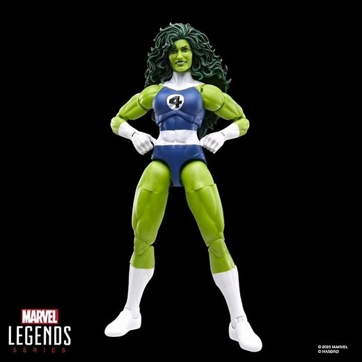 Marvel Legends She-Hulk (Retro Fantastic Four) #marvellegends