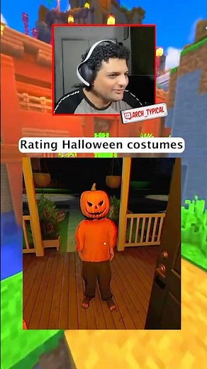 Rating Halloween Costumes 🤣 LIVE EVERYDAY ON YOUTUBE🔴 #funnygaming #horrrorgame #gaming