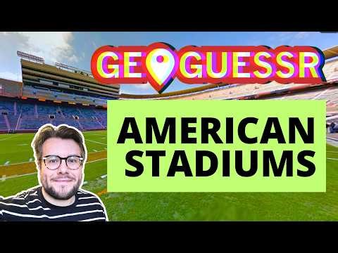 Finding American Stadiums on GeoGuessr | NFL, NCAA, NBA, NHL, MLB