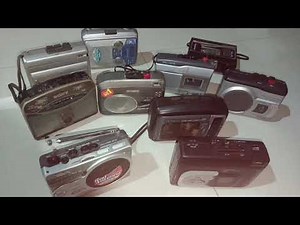 old Walkman collection rare and antique retro music player