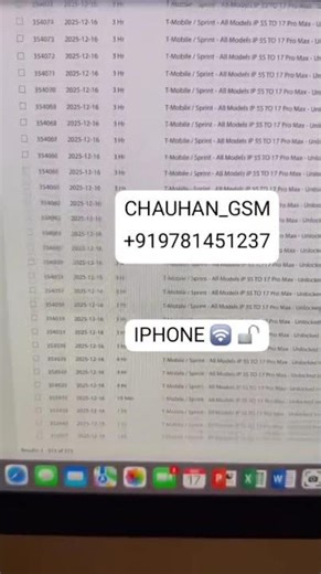 IPHONE 5S-17PRO MAX NETWORK UNLOCK