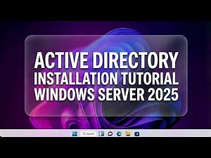 How to Install Active Directory on Windows Server 2025 Step-by-Step