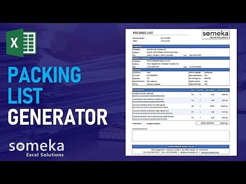 Excel Packing Slip Generator and Tracker | Packing Slip Template in Excel!