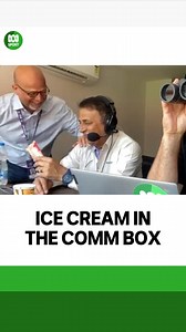 "This is the best thing that happens after retirement. All these fast bowlers become your friends!" Some lovely commentary box banter with Sunil Gavaskar and Clint Wheeldon, all over one little ice cream. 📻📱 Listen to the fourth Test: https://ab.co/3YJUV06 📝 Follow our live blog: https://ab.co/3Jyodu8 | ABC Sport