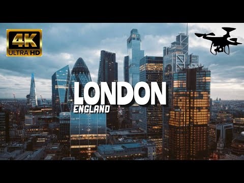 London, England In 4K By Drone - Amazing View Of London, England