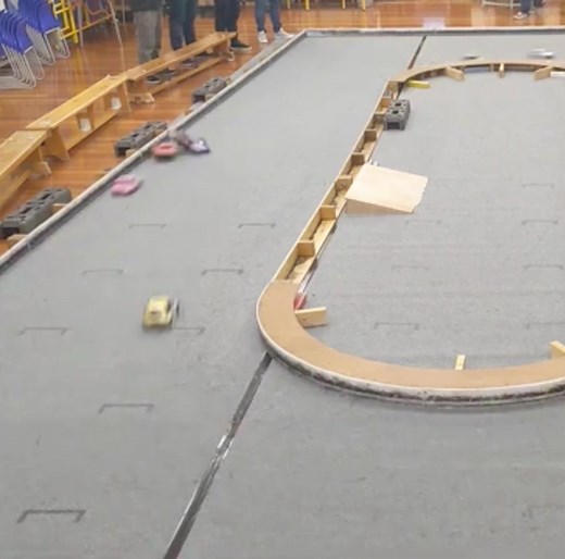 The mini final was a little rough to say the least😂 #foryoupage #fyp #trending #ovalracing #rcoval #ovalracinguk #kamtecmodels #mardave #rccar #rcbangerracing #rcracing #racing #rccars #kamtec #derby