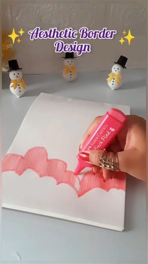 Aesthetic Border Design #shorts #viralshorts #borderdesign #handmade #frontpage #viral #trending