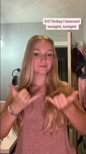 Tonight in ASL (Not a Teacher) #americansignlanguage #signlanguage #asl #tonight