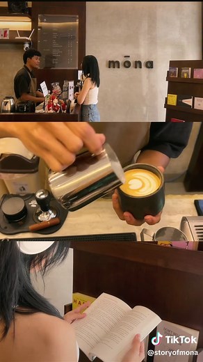 3x3 Grid Video Editing for Aesthetic Cafe Scenes