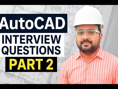 AutoCAD Interview Questions – Part 2 | 30 Questions with Answers & Examples | Civil Engineering