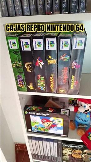 Nintendo 64 reproduction cases #videogames #retrogaming #retro #videogamecases