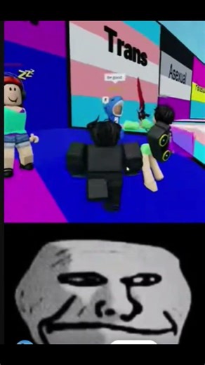 blud he think he's the Chad 🗿| troll face meme