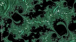 Abstract Computer Video generated Fractal design. A fractal is a never-ending pattern. Fractals are infinitely complex patterns that are self-similar across different scales. Mandelbrot Set