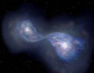 Alma observe la plus vieille fusion de galaxies connue à ce jour