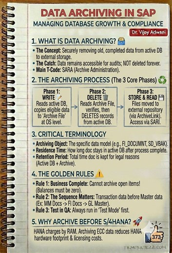 SAP HANA Migration: Archive Old Data to Save Costs | Vijay Adwani (Ph.D., Management, MBA) posted on the topic | LinkedIn