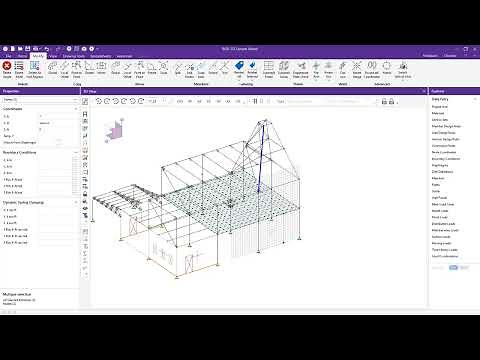 Moving Nodes Graphically in RISA-3D