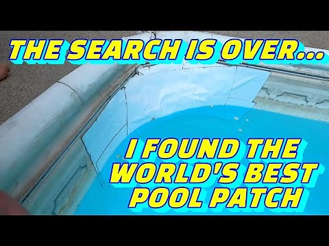 How to Patch Your Pool Liner Above OR Below the Waterline Permanently With This Simple Product!