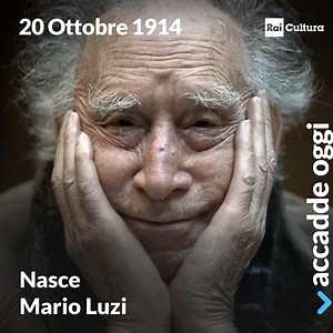 🗓 Accadde Oggi Il 20 ottobre 1914 nasce Mario Luzi, ultimo esponente della corrente ermetica. #CondividiLaCultura #Letteratura | Rai Cultura