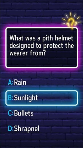 What did a pith helmet protect the wearer from?