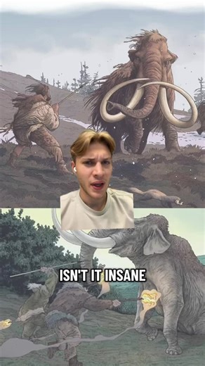 North 02 on Instagram: "It is crazy some humans actually did hunt mammoths and elephants #history #archaeology #science #ancienthistory #stoneage"