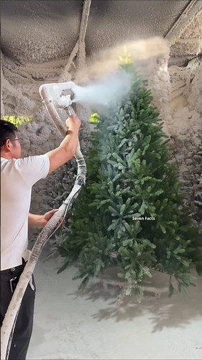 🎄 How Fake Christmas Trees Are Made!