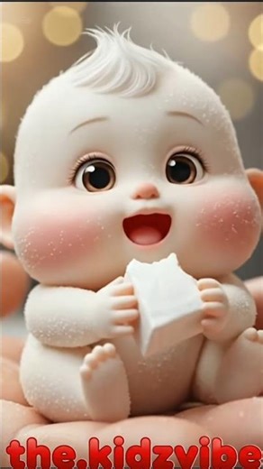 Cute Baby Eating ASMR 😍 | | Soft Munching Sounds #shorts , #asmr , @the.kidzvibe