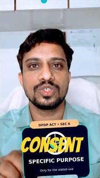 DPDP Act Consent Rules Every Business Must Know #shorts #dpdc #business #trending #trendingshorts