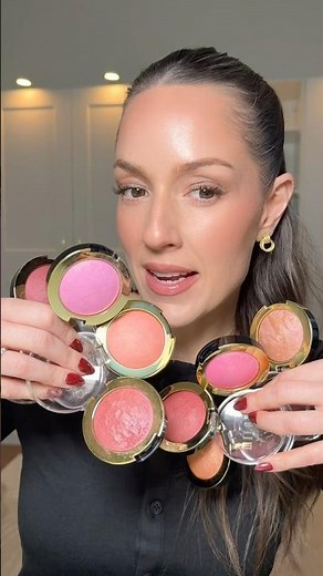 All 8 shades Milani baked blushes reformulation💞✨ #blush #affordablemakeup #drugstoremakeup