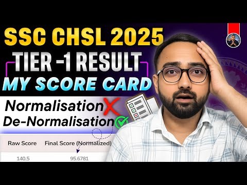 Mistakes in CHSL Normalisation 😲 SSC CHSL Pre Result
