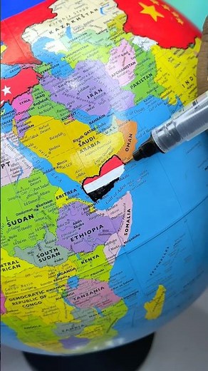 🇾🇪 Can You Guess the Country? Flag Drawing on a World Map 🌍🔥