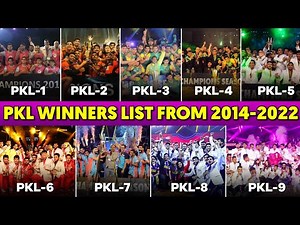 Pro kabaddi Winners & Runners-Up List From Season 1 to Season 9 | Sports Universe