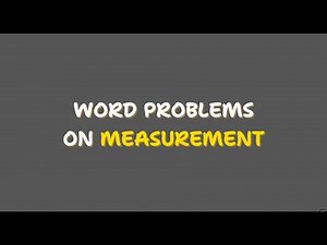 Word Problems on Metrics | Problems on Measurement | MH Grade 5 | Math | Khan Academy