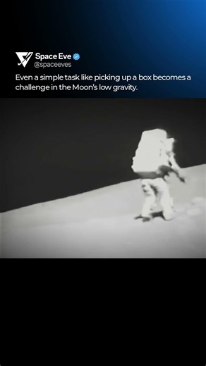 Picking up a box on the Moon sounds easy…