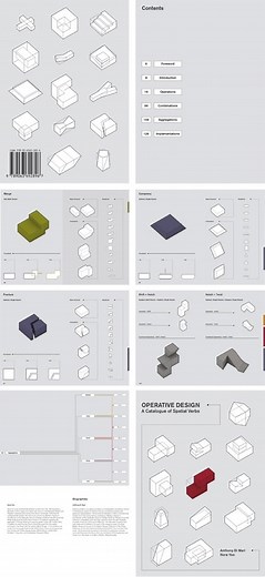 3D Design Inspiration: Operative Design – A Catalog of Spatial Verbs by Anthony di Mari and Nora Yoo #3DThursday #3DPrinting
