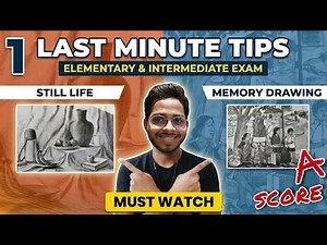 STOP! Watch This Before Your Elementary & Intermediate Drawing Exam | Last Minute Tips