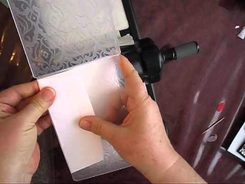 Big Shot 101: Embossed Envelope