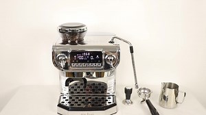 Hotel Room Stainless Steel Automatic Cappuccino Espresso Coffee Maker Machine with Milk Frother